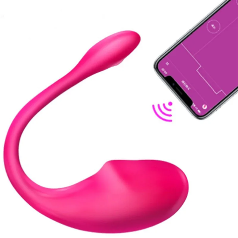 APP Remote Control G-spot Panty Vibrator Pink Fun Long Distance Bluetooth Wearable Adult Sex Toys