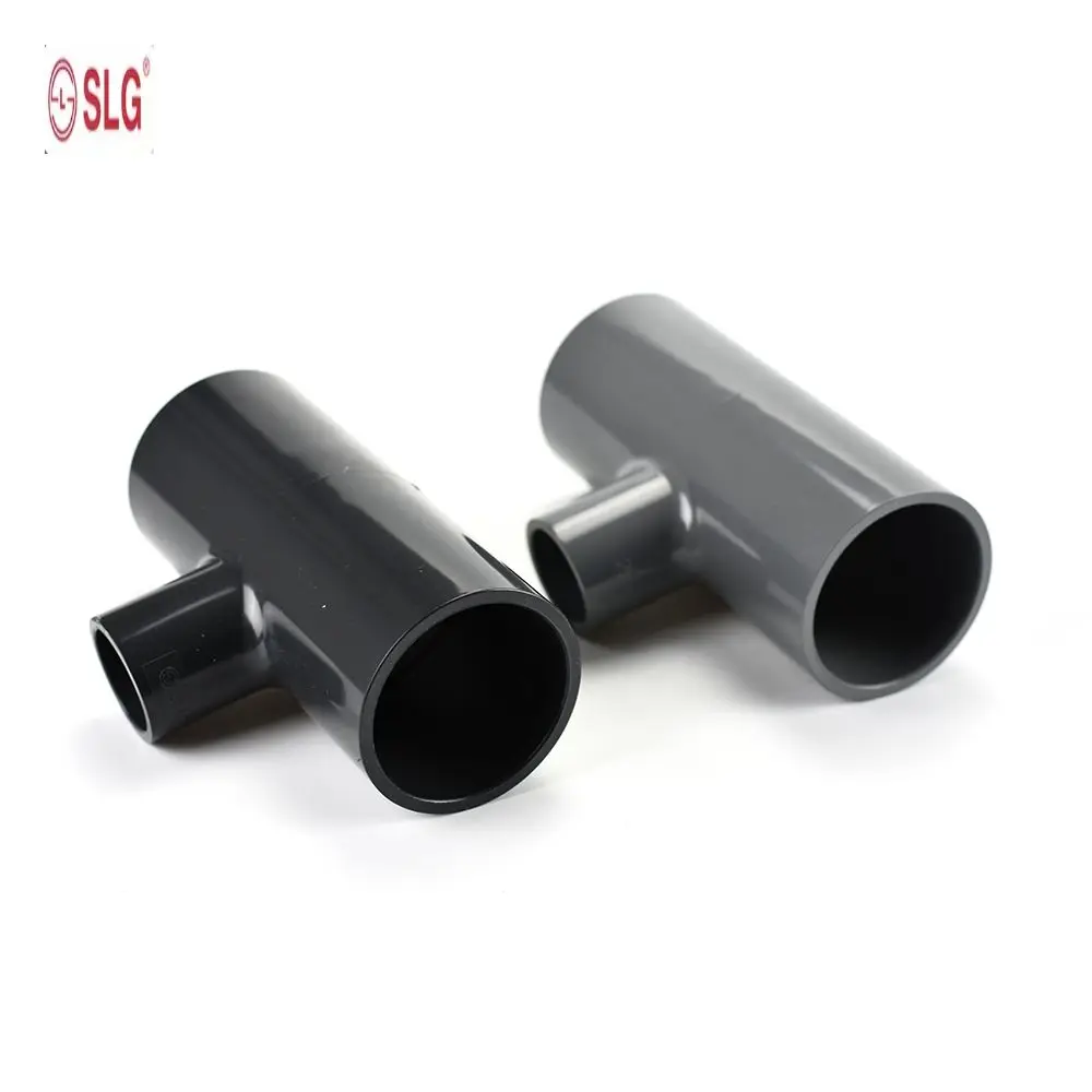 Superior quality water supply pipe fittings pvc reducing tee with wholesale price