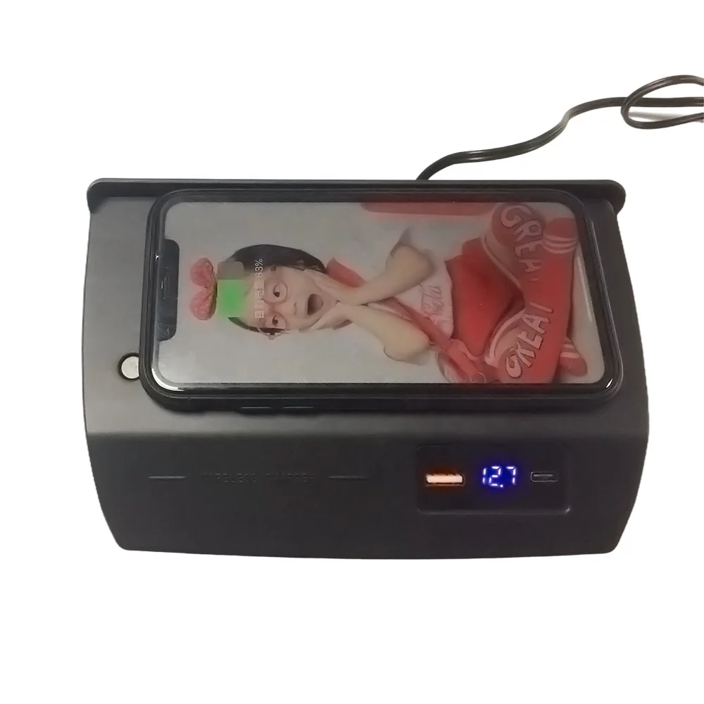 15W Wireless car Charger mount For Honda Civic 2016 2020 power charging adapter phone holder for iphone 11 Fast Charge plate