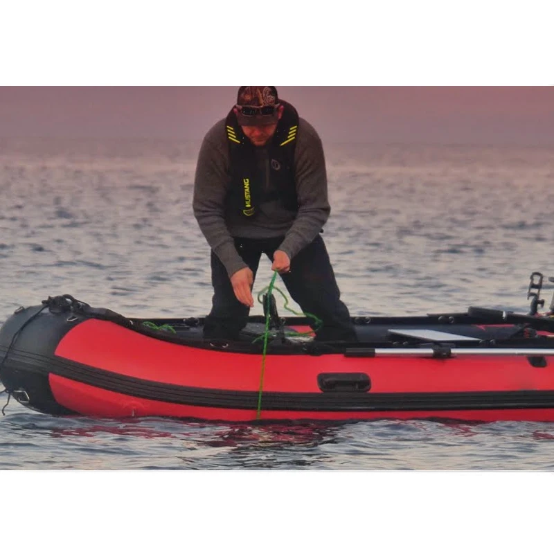 paddle dinghy inflat trailer polyvinyl chloride folding inflatable fishing rowing kayak boat