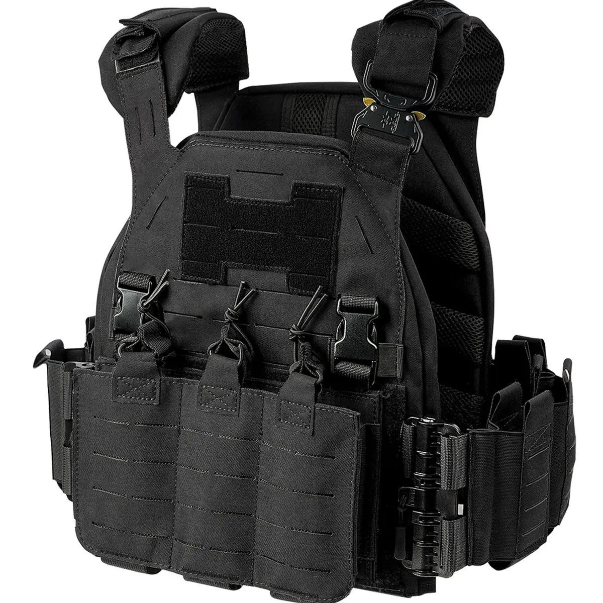 Nylon Outdoor Quick Release Molle Combat Vest Assault Tactical Plate Carrier Vest