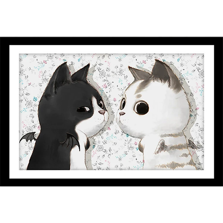 
Factory direct supply custom counted cross stitch kit trendy style wall hanging cross stitch 