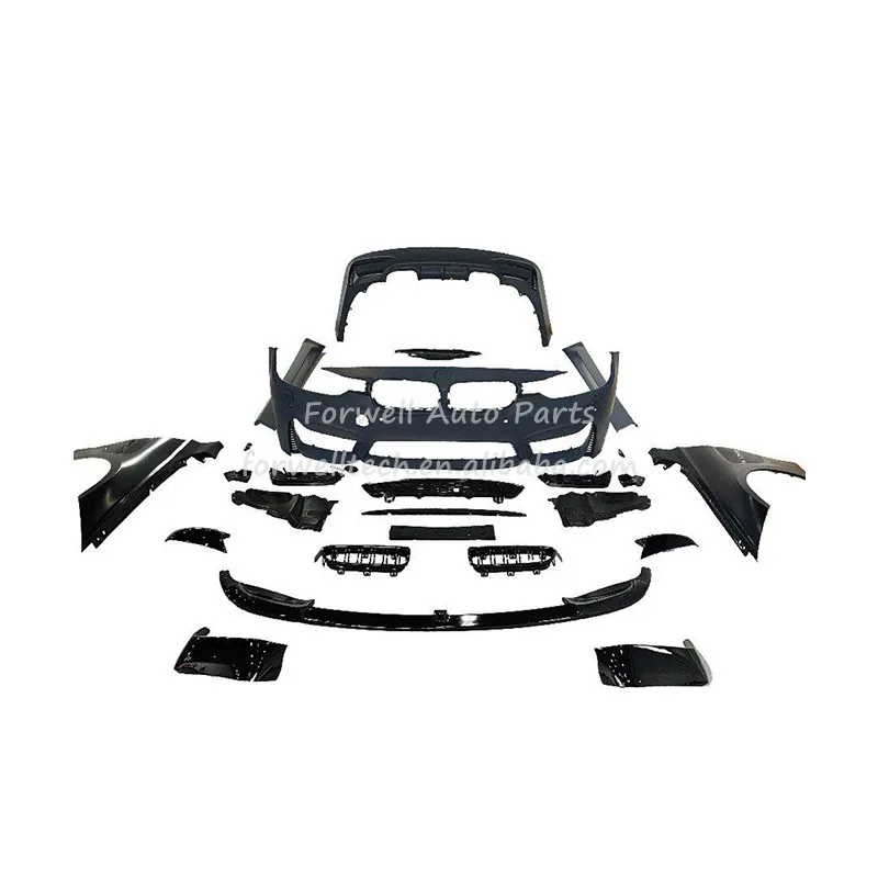 
car bumpers Front Bumper Kit PP Material for BMW 3S F30 F35 
