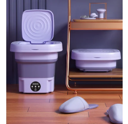 Hotsale Underwear Socks Fully-automatic Electric Foldable Tub Laundry Washer Portable Mini Folding Washing Machine With Spin Dry
