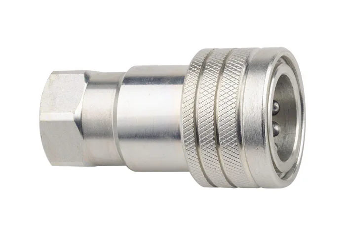BSPP NPT thread hydraulic quick coupler ISO A