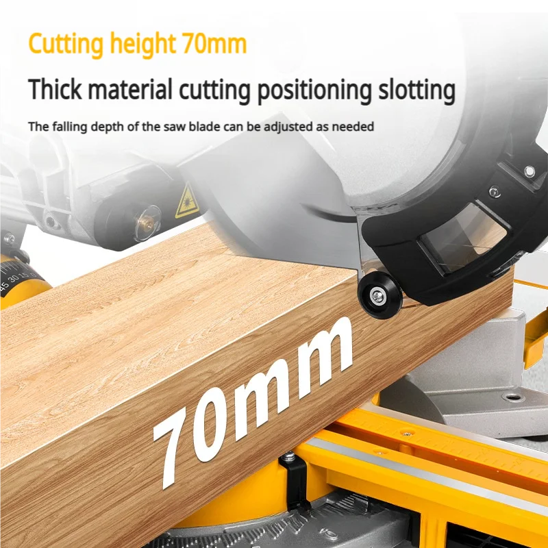 45 degree cutting sliding diagonal saw, 8-inch rod saw, single diagonal saw aluminum machine