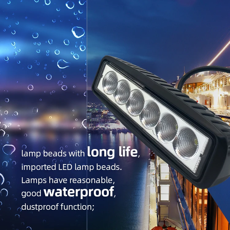 Haoyun marine  original manufacturer super bright led marine flood light OEM  LED FLOODLIGHT  Marine Boat  Awning Light