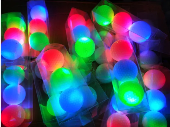 Colorful LED Glow Golf Ball Manufacturer Gift Set Golf Ball