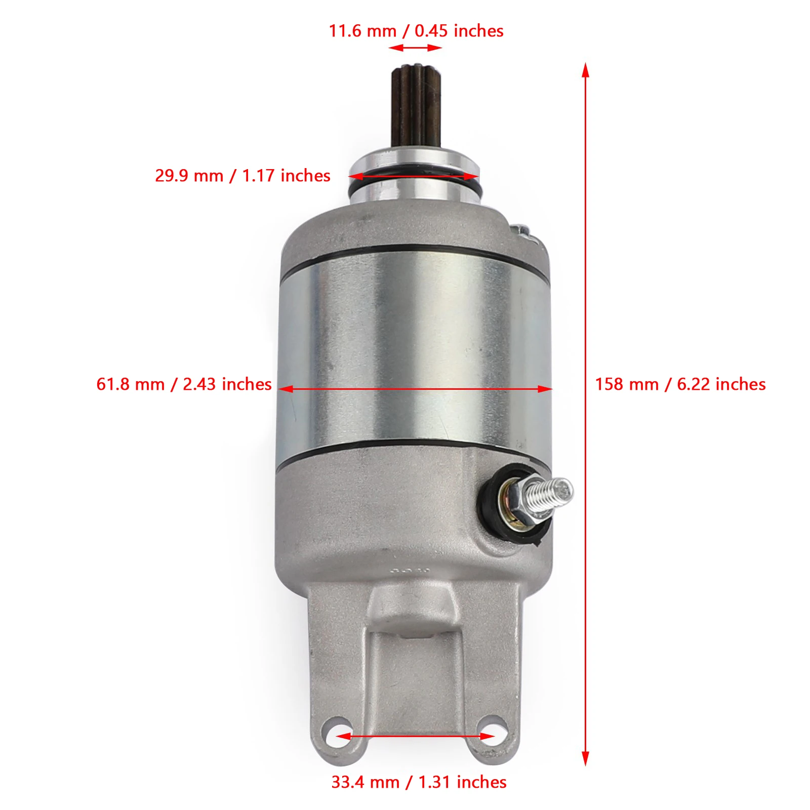 Areyourshop Новый Стартер для Honda XL125V Varadero 125 01-06 VT125 Shadow 1999 2000 2001 2002 2003 2004 2005 2006