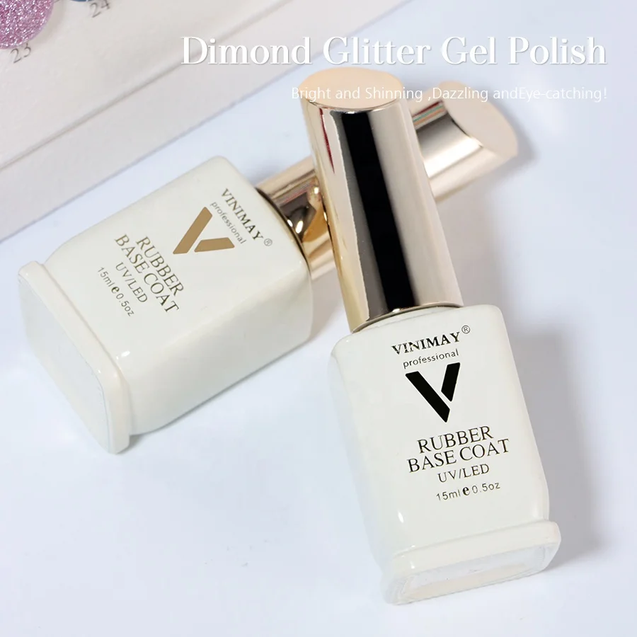 Salon UV Gel Polish Nail Paint 15ml with 30 Diamond Glitter Colors Shining Beauty Supplies for Nail Use