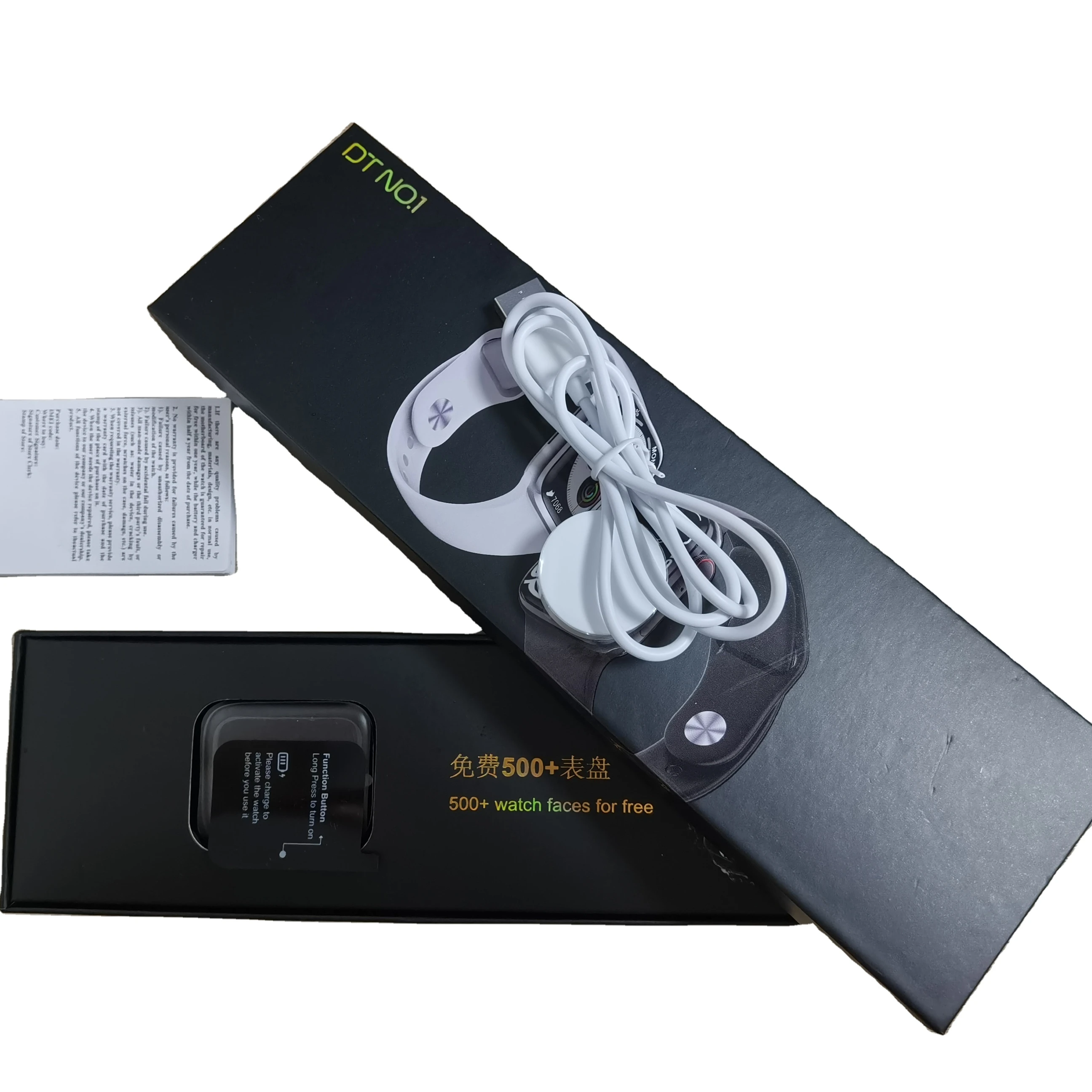 1.95-inch Square Screen DTNO.17 max Smartwatch IP68 Waterproof Watch night clock  NFC GPS smart fitness watch series 7