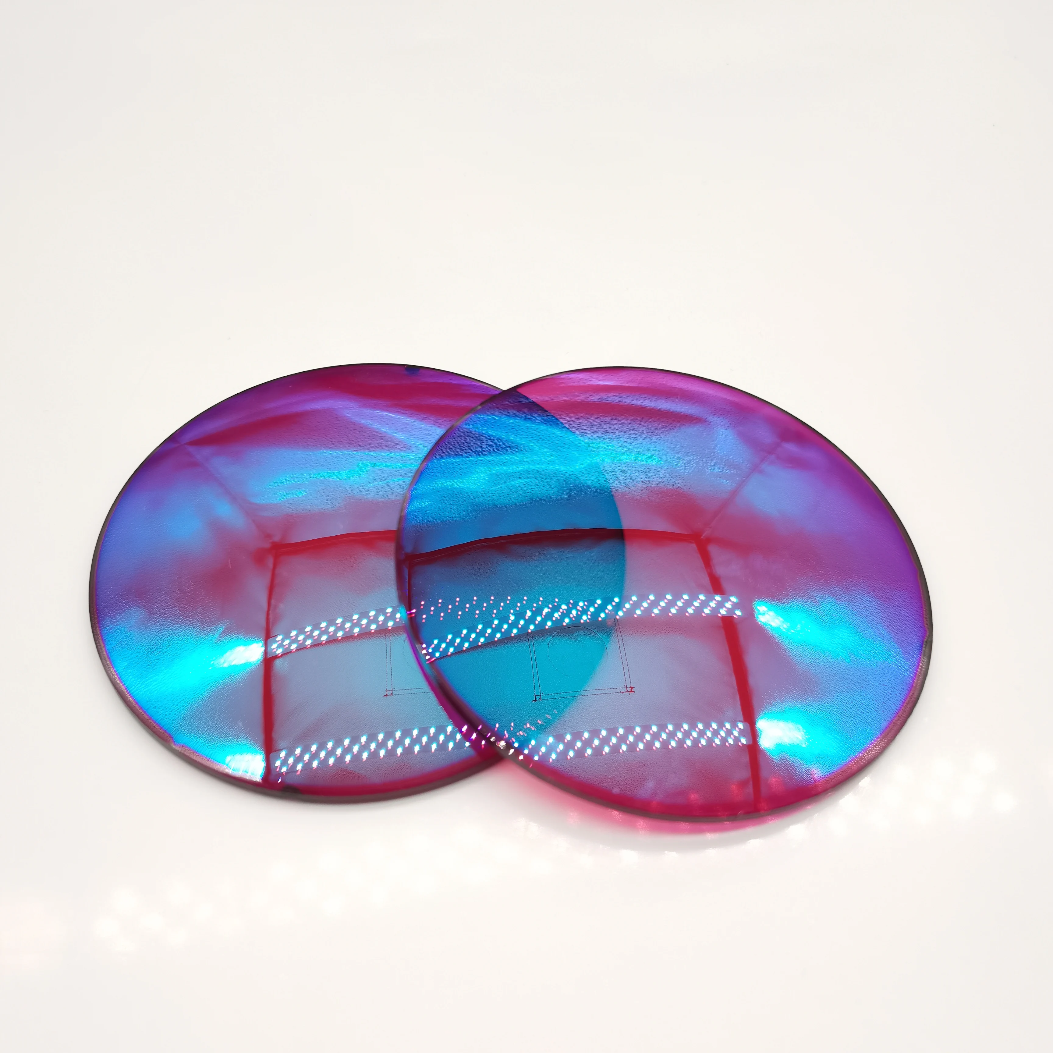 Линзы для очков от слепоты, корректирующие красные, зеленые линзы для осмотра слепой зоны для женщин и мужчин, очки для водительских прав