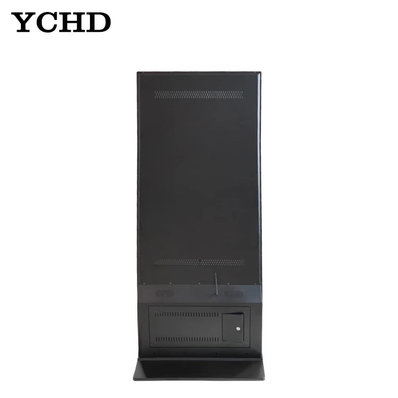 LCD indoor YCHD 65 inch floor standing digital signage kiosk hotel shopping mall