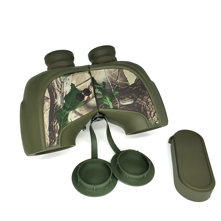 Distance Measuring 7x50 Bak4 Rangefinder Compass Waterproof Binoculars