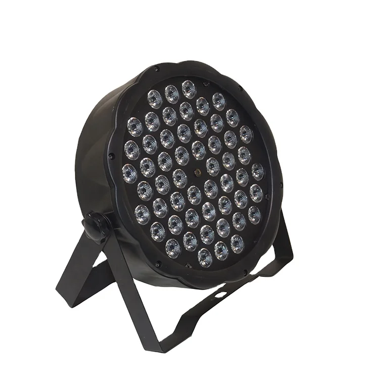 Best DMX512 Stage Light Plastic led rgb mini slim led par can light 54*1W parcan light
