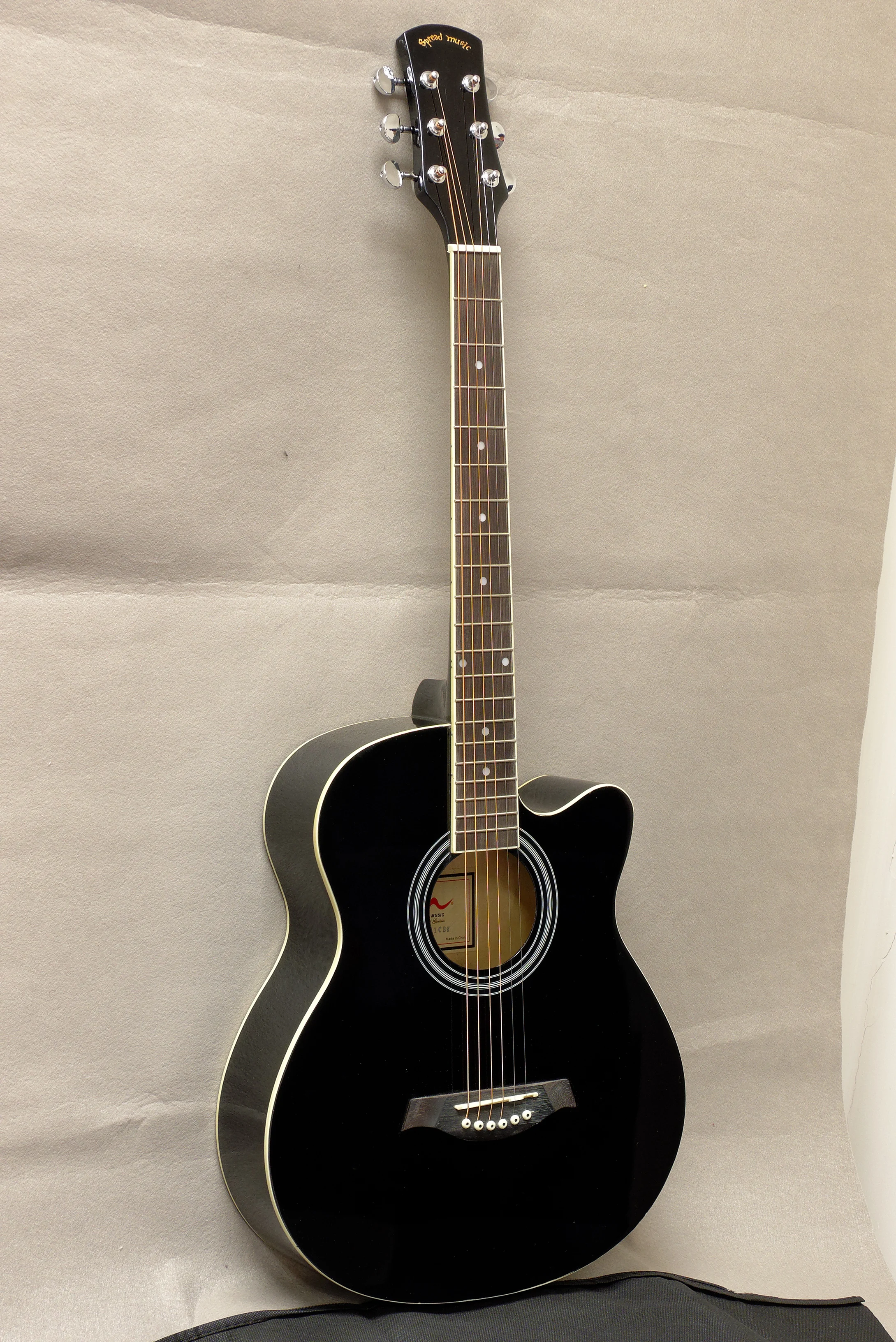 39 inch cutaway acoustic guitar various color acoustic guitar for beginner