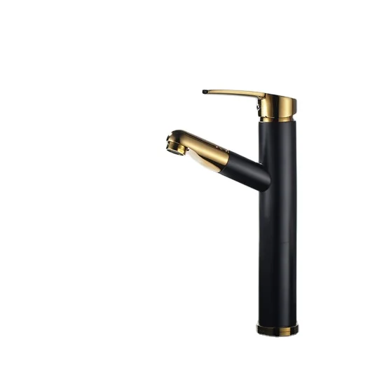 
special nice-looking black golden water faucet Hot-selling Bath Faucet 