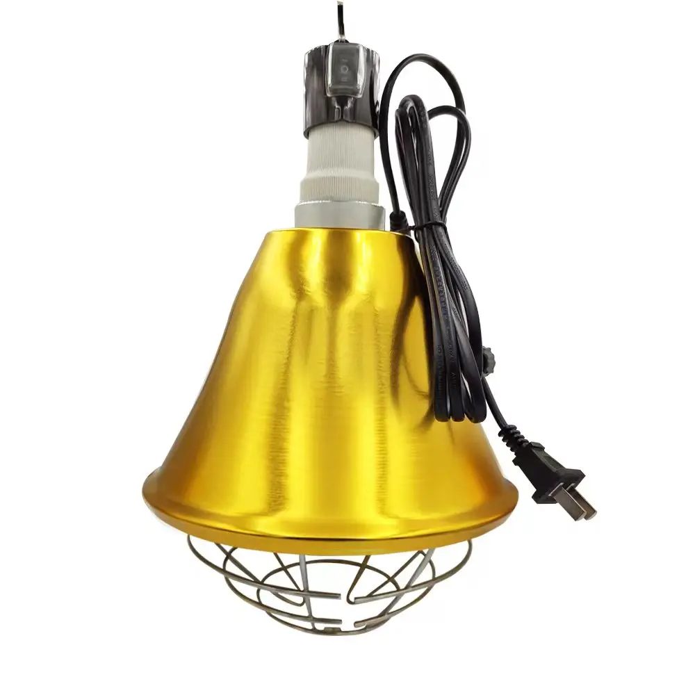 factory direct sale poultry pig goat house electric Infrared heating light lampshade for animal farm