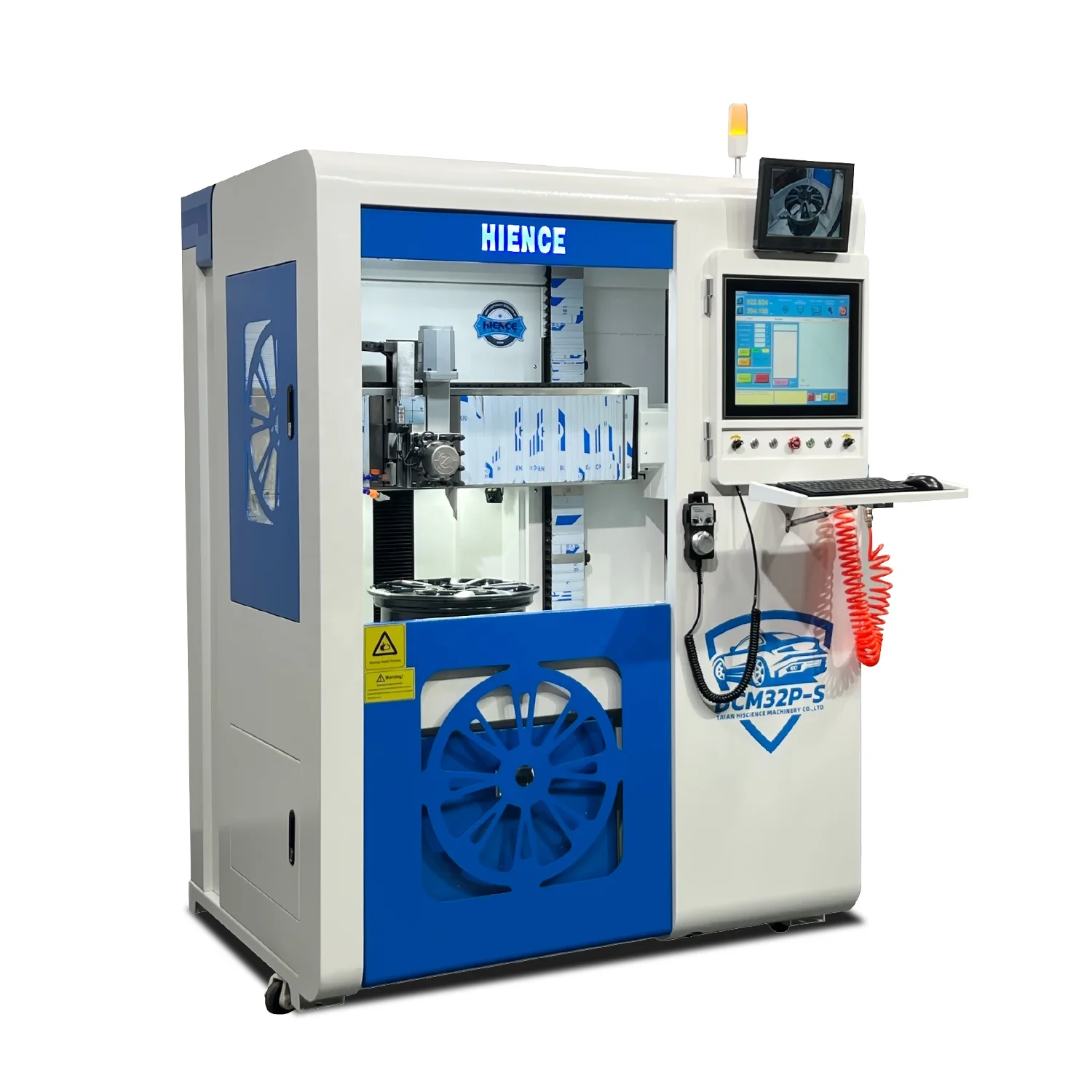 Automatic Car Alloy Wheel Rim Diamond Cutting machine Rim Refurbish CNC lathe  DCM32P-S