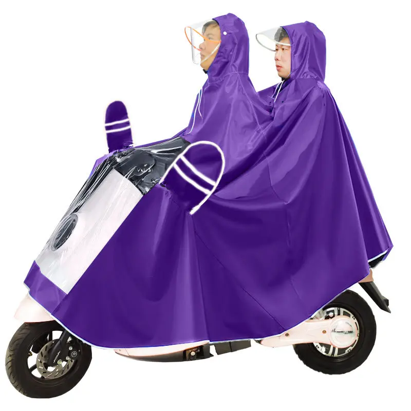Hiking Rainwear Top Selling PVC Reflective Cheap Rain Cape Outdoors Motorcycle Rain Coat Poncho Scooter Raincoat Cape