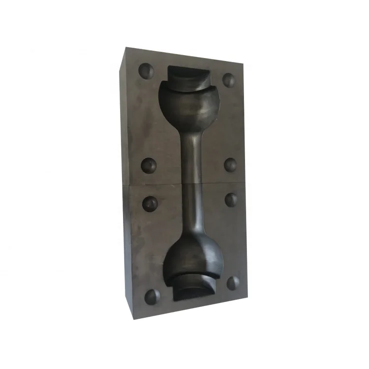 High temperature resistant graphite mold corrosion resistant smelting gold and silver jewelry processing