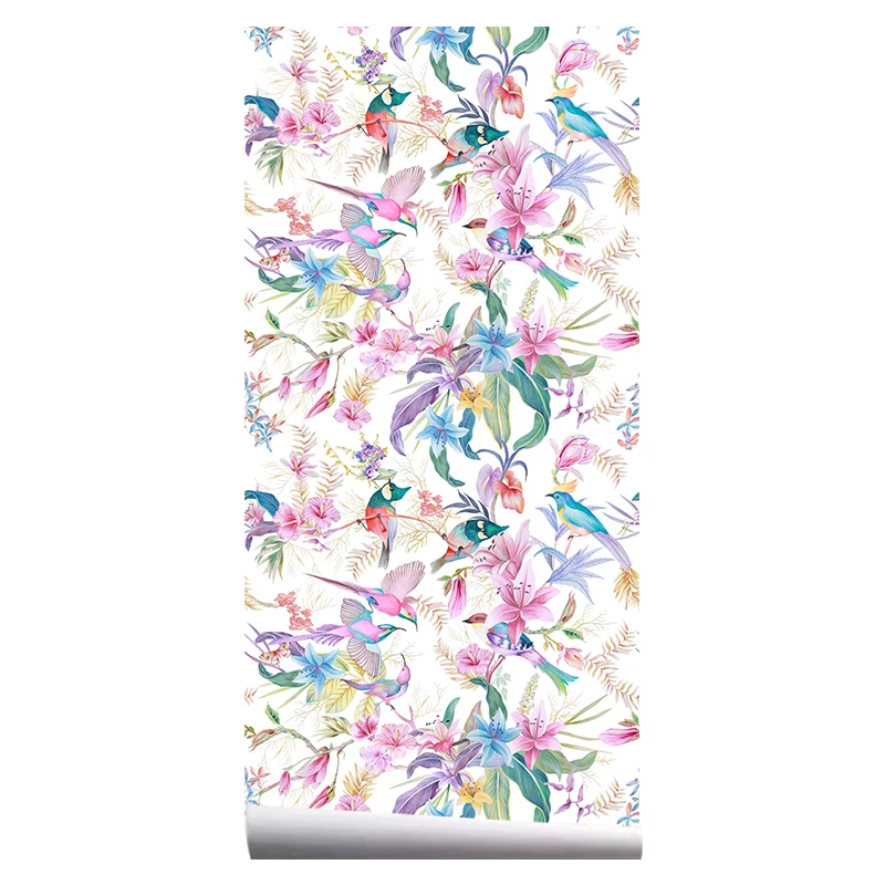 Stock Adhesive 3d Classic Pvc Vintage Flower Luxury Wallpaper Deep Embossed Wall Covering For Walls Home Decoration