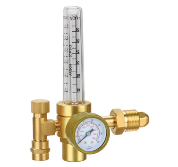 Аргоновый CO2 расходомер и регулятор MIG TIG 0-60CFH CGA320, впускной газовый регулятор CO2