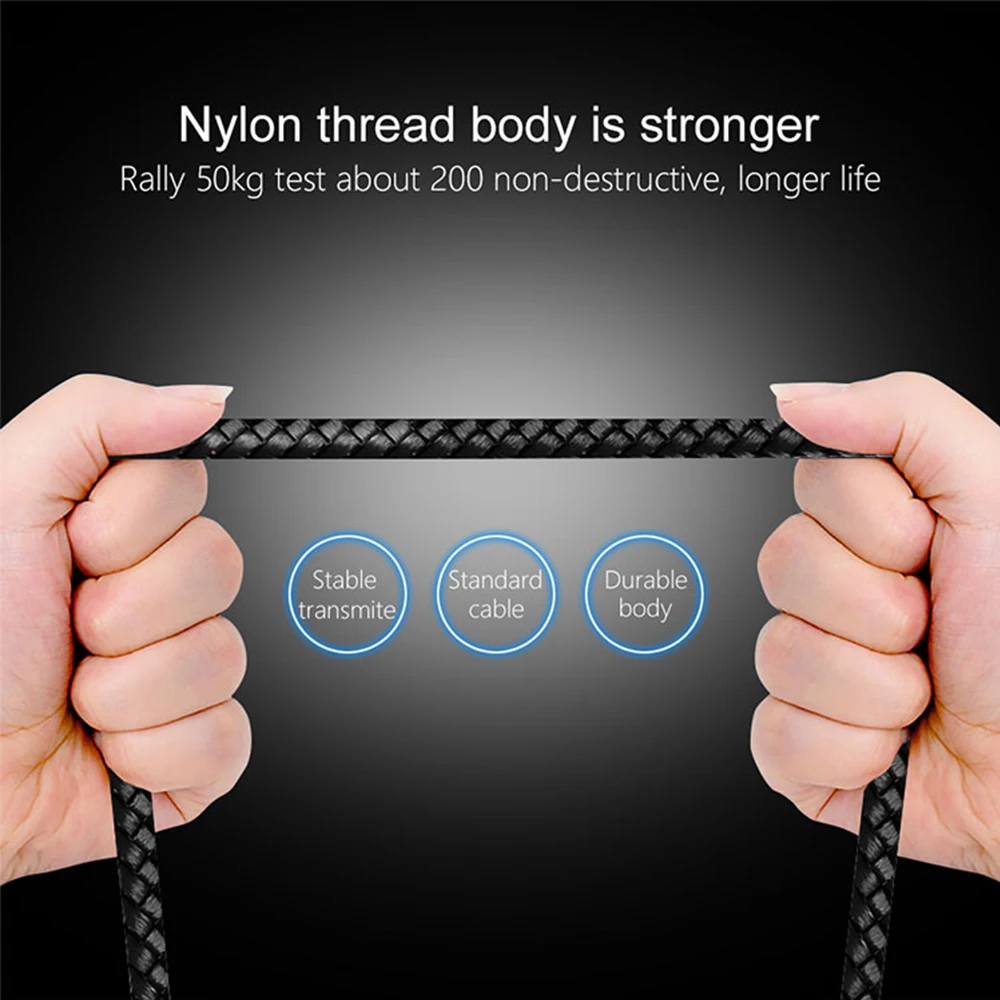 Wholesale nylon Magnetic Charging Cable 3 in 1 USB Cable Phone Cable Magnet Charger