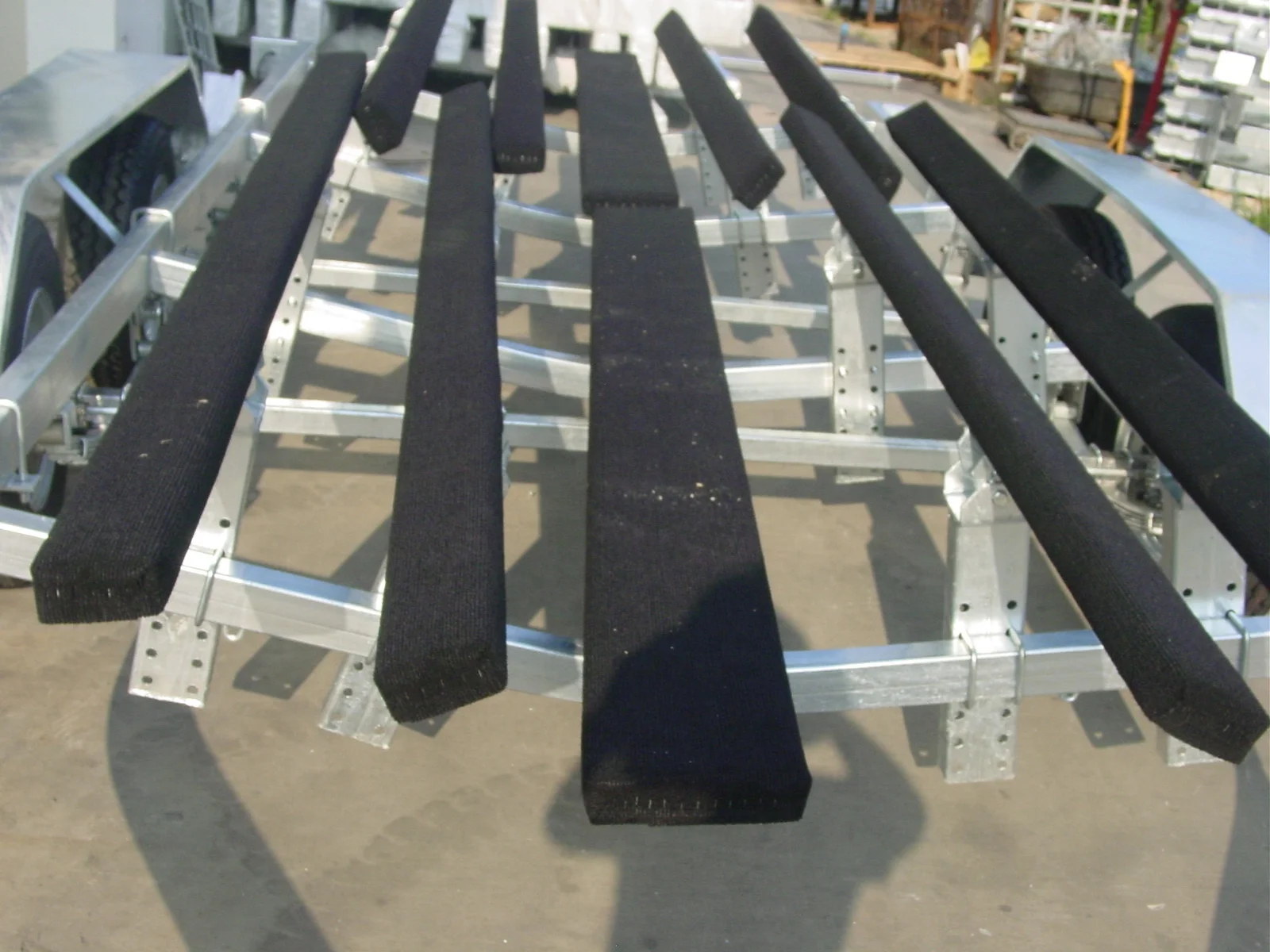 Aluminum/steel Boat Trailer Factory Made Heavy Duty Hot Dip Galvanized 7.3m Boat Trailer to Sale BCT0108P