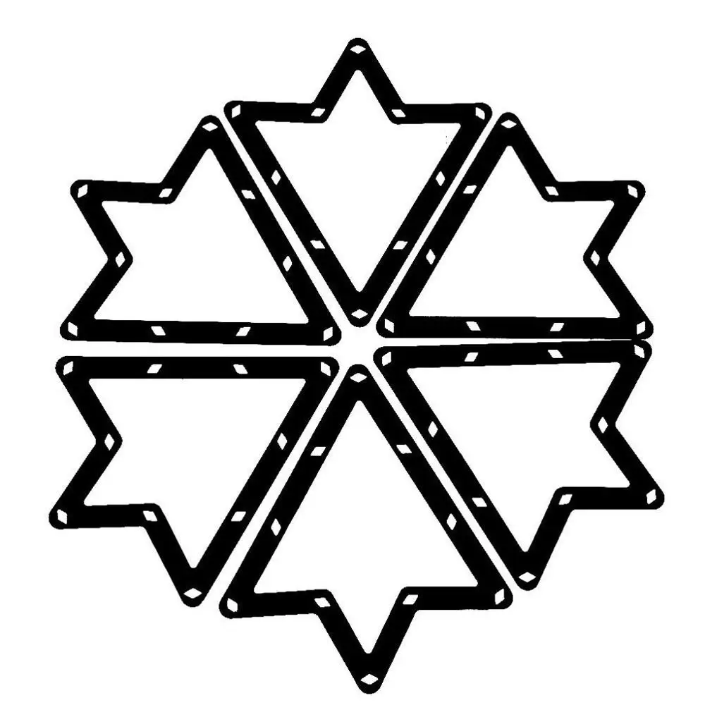 6 шт. Волшебная стойка для шариков, 9 шариков, 10 шариков, аксессуары для бильярдного бассейна