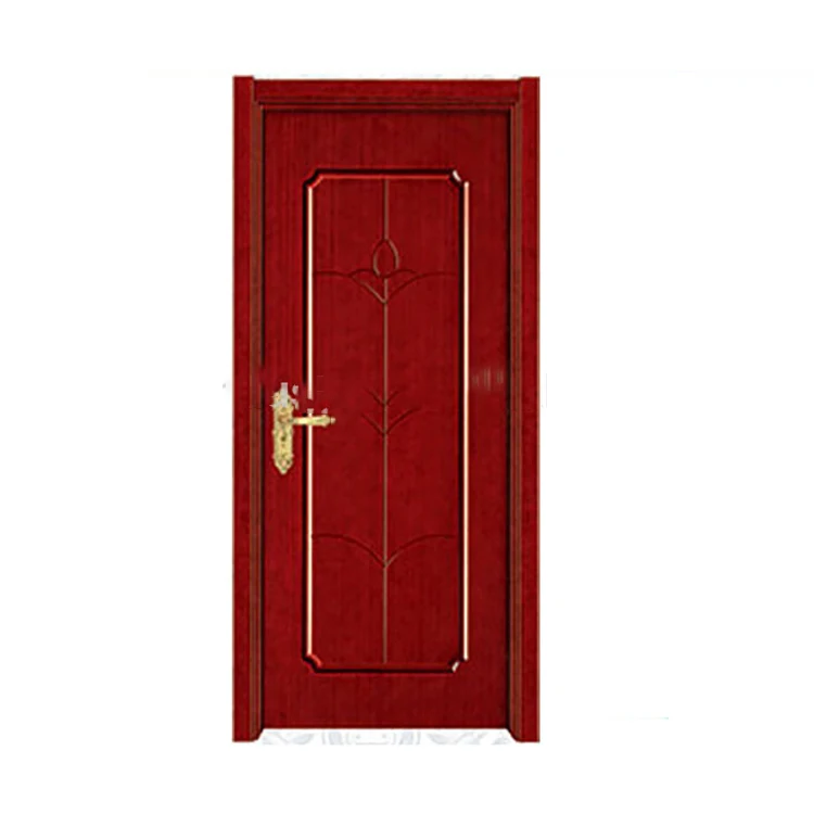 New Door Designs High Quality Interior Melamine Wooden Door  Fashion PVC Wooden Door For House