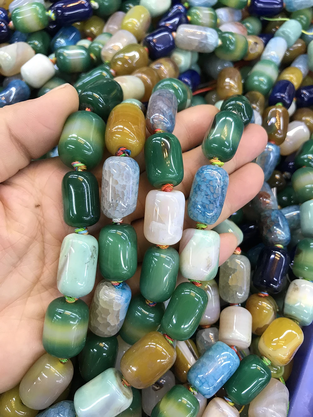 Hot sell factory price natural agate beads gemstone  for necklace bracelet jewelry  making