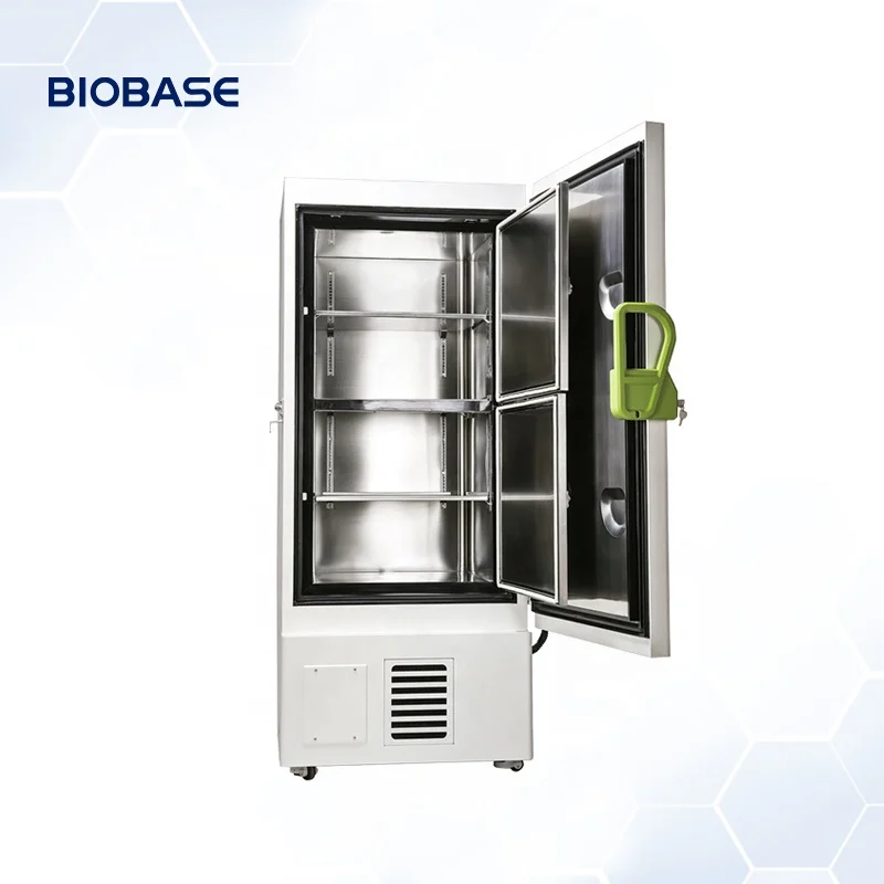 BIOBASE Freezer 58L-158L -86 Degree Ultra Low Temperature Upright Deep  Freezer  for Biological Samples Strain Virus