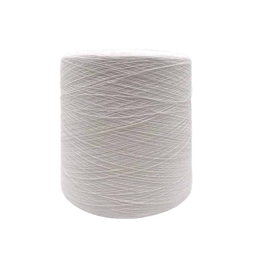 
Color customized nm2/36 Ivory 55% linen 45% cotton crochet yarn for knitting 