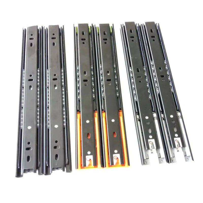 Ball Bearing Drawer Slide Popular Heavy Duty Telescopic Slide  for furniture soft closing drawer slides