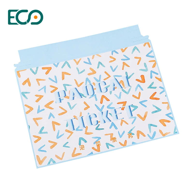 Factory Custom Logo Rigid Cardboard Mailer Hard Envelope A4 A5 Photo Documents Shipping Envelopes