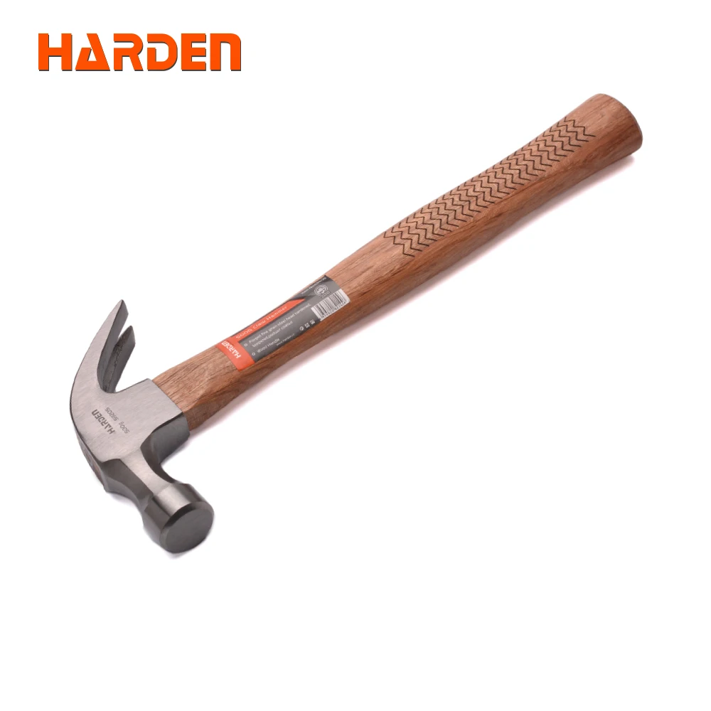 0.50kg/16oz Imported Claw Hammer with Oak Wood Handle high Forged fine grain steel head hardened forging claw hammer