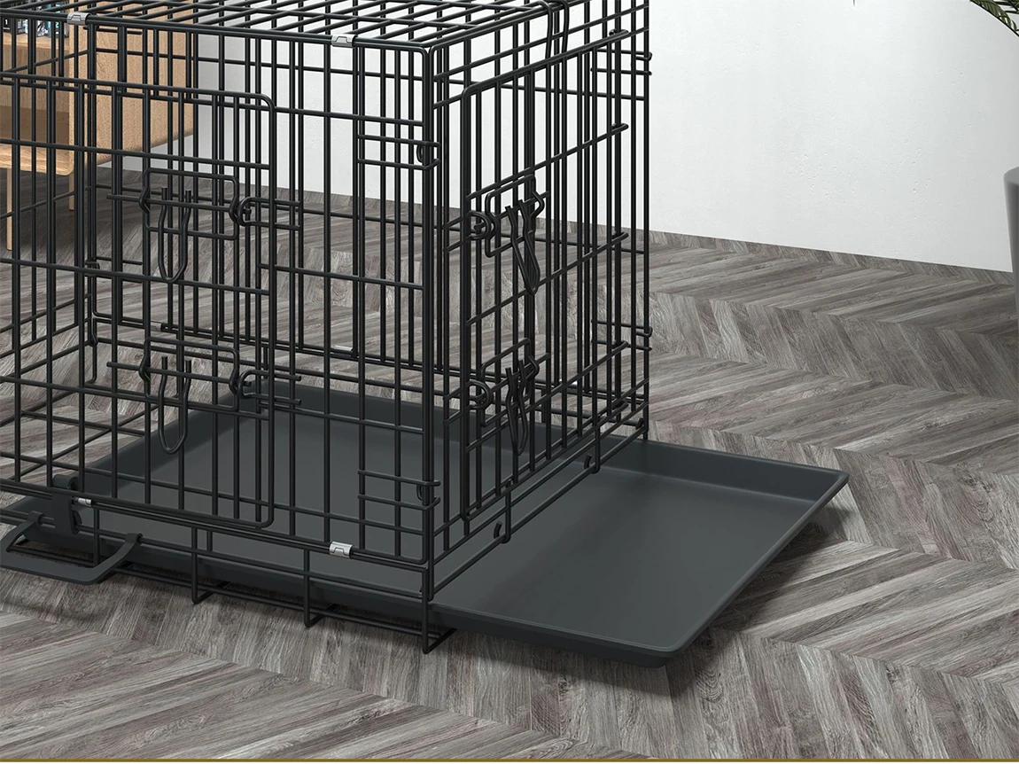 Pet Products 30 inches (75*47*57.5cm) installation-free foldable pet cage with toilet for home use for cats and dogs