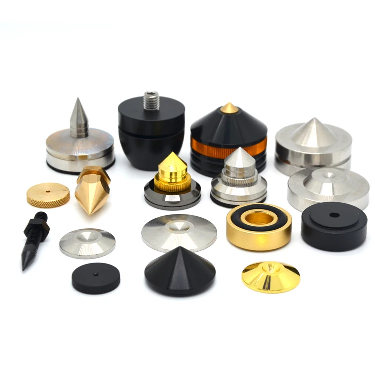 Custom shockproof isolation shock speaker spike stand base pad feet