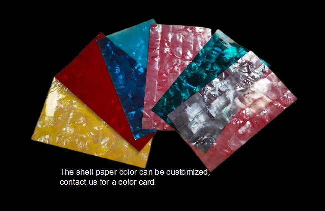 Mother of pearl shell veneer paua abalone paper laminate shell sheet DB005