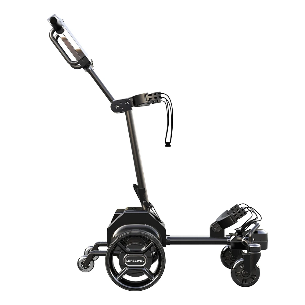 Manufacturer ALUMINIUM electric trolley golf OEM Push Follow golf trolleys with Remote