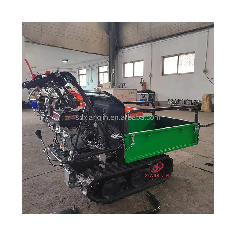High Quality Export Mini Truck All-Terrain Crawler Chassis Transporter Right Hand-Pushed Small Handling Crawler Truck New