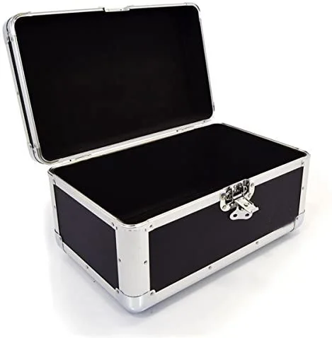 7 Inch Singles Vinyl Record Carry Case Storage Box Tough Strong Holds 200 Vinyl Record Box