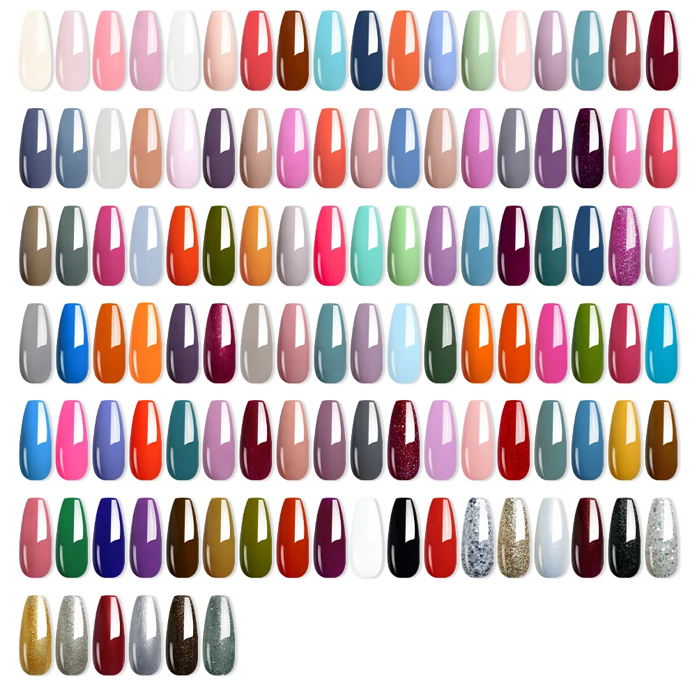 
Private Label nail polish set vendor nail products salon, wholesale free sample UV gel 120 colour 