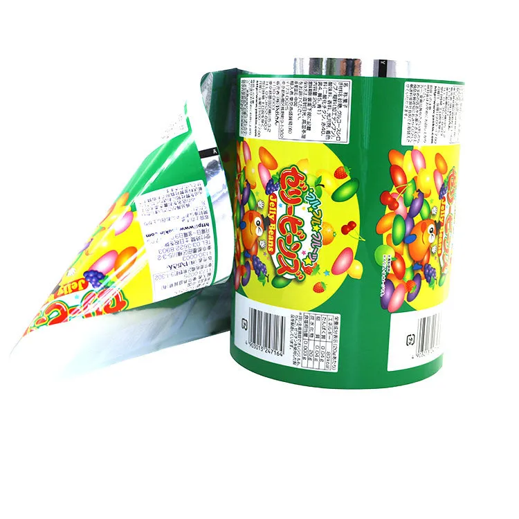 Custom  Printed Automatic Packing Food Grade Plastics Laminating Film For Coffee Sachet Nut Snacks