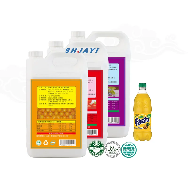 Carbonated Drinks Powder Fantae Strawberry Flavor Concentrated Syrup Beverage Base Raw Materials Manufacturers Production Line