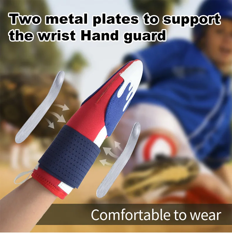 Custom Logo Design Kid Youth Adult Neoprene Sliding Glove Universal Right Left Hand Protection Baseball Ice Cream Sliding Mitt