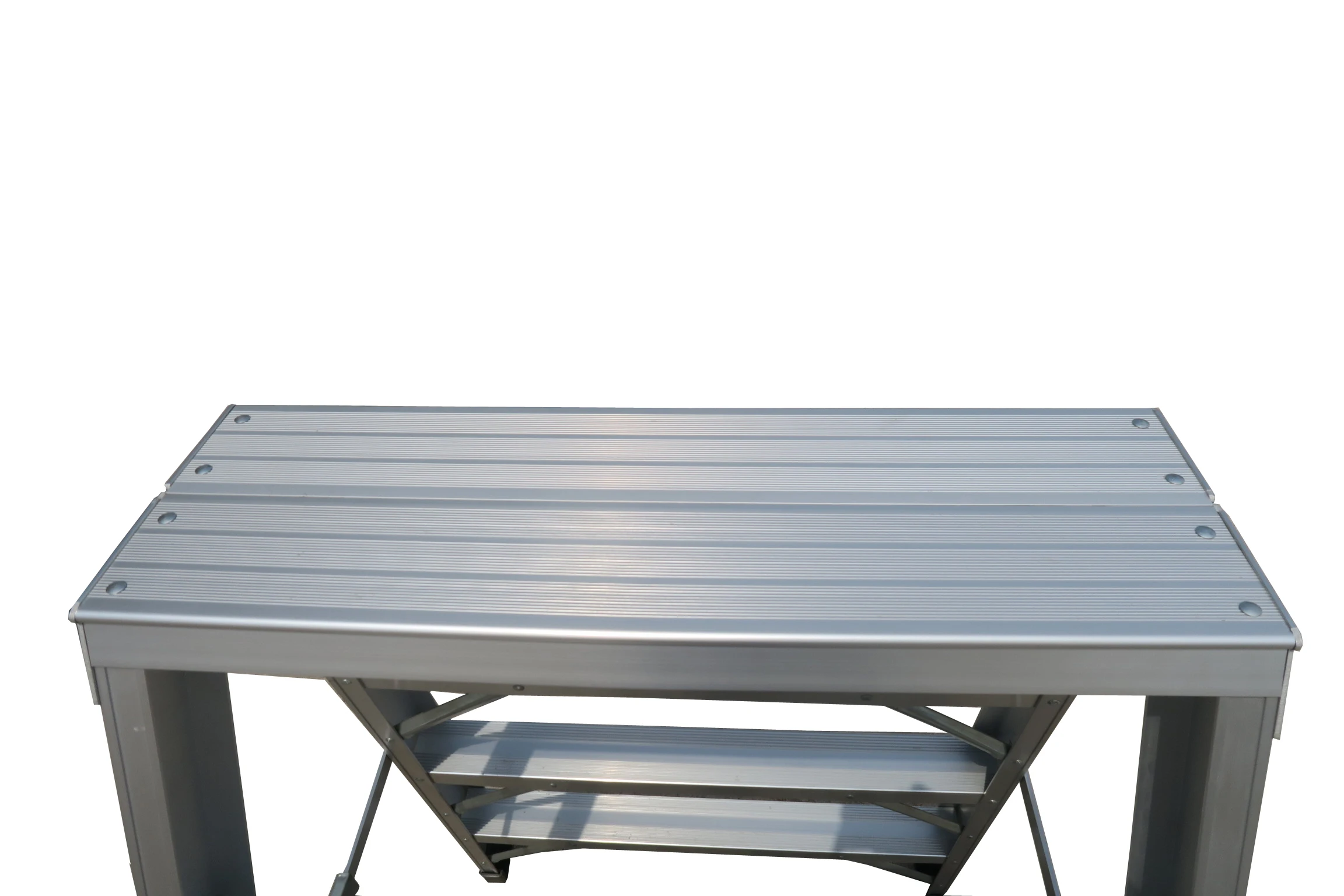 Multipurpose adjustable aluminium alloy step ladder