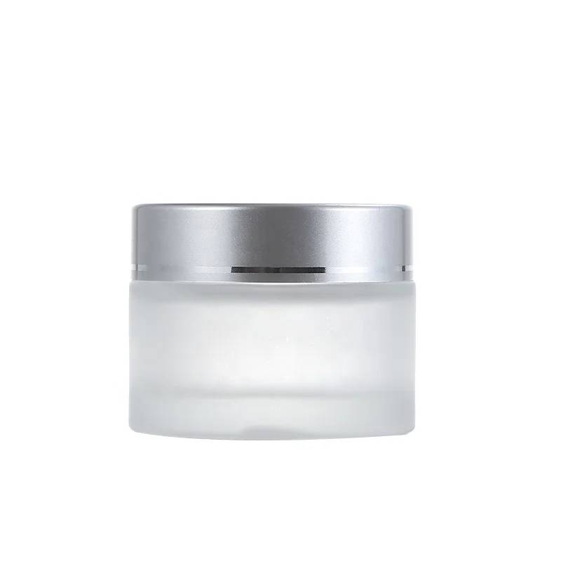 
Small Black Lid 5ml 5g Amber Clear Frost Glass Jar For Cosmetic Lotion Face Cream 
