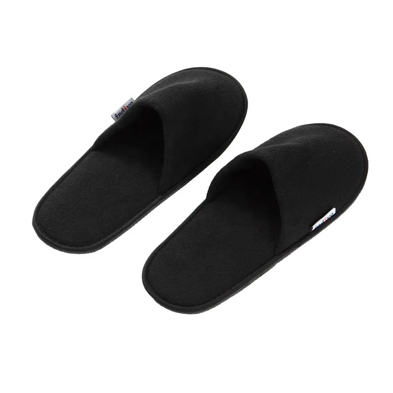 High Quality Airplane Folding Slippers Brushed Travel Slippers